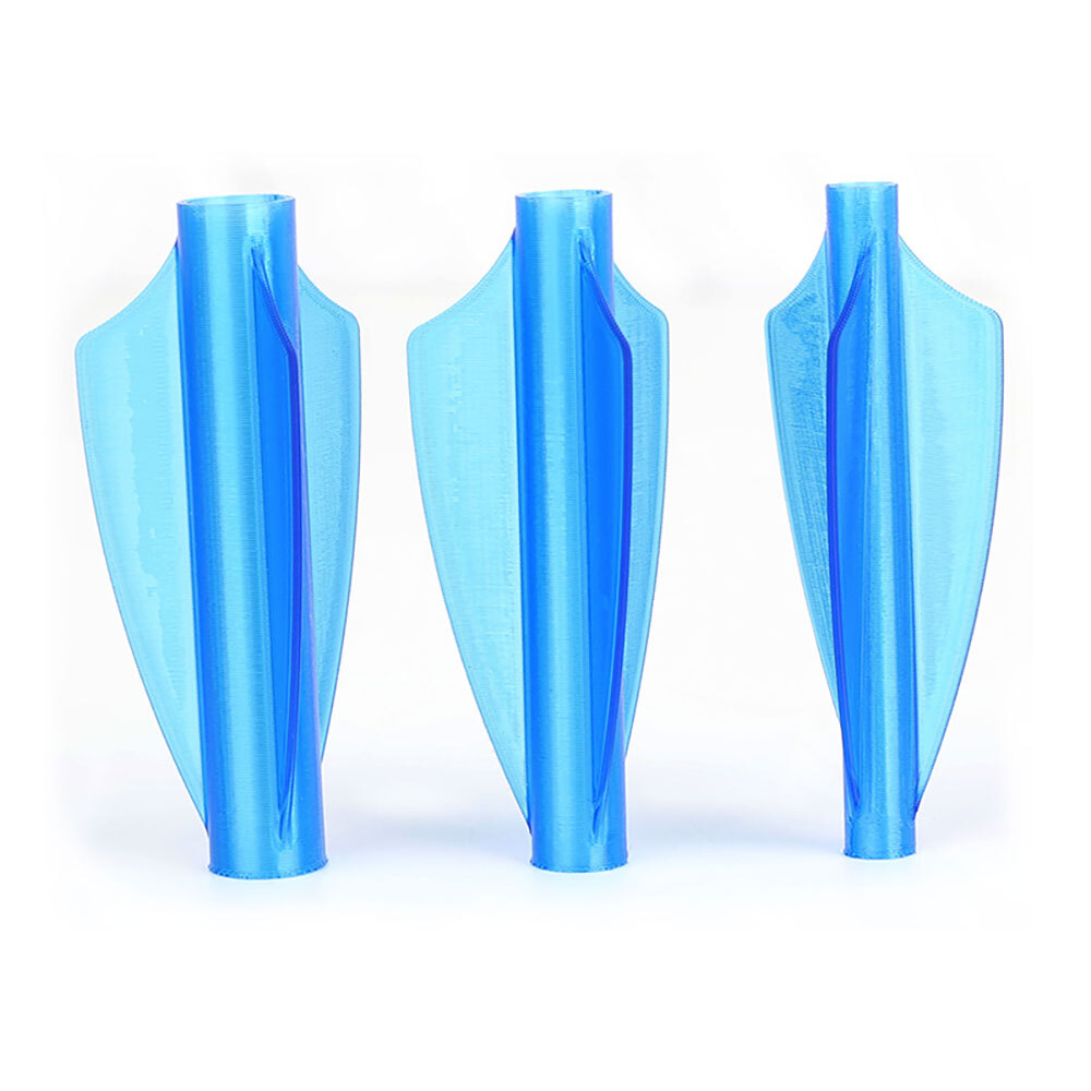 6X 1.75" Archery Arrow Vanes OnePiece Fletches Conjoined Shaft DIY Archery Shoot - Picture 21 of 25