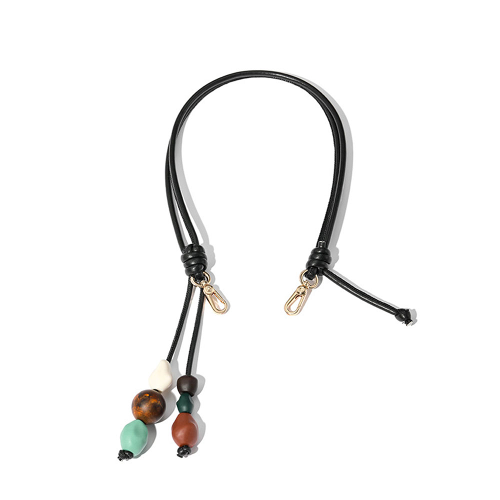 Tracolla singola con perline 65 cm resina microfibra ricambio per borse - Foto 21 di 26