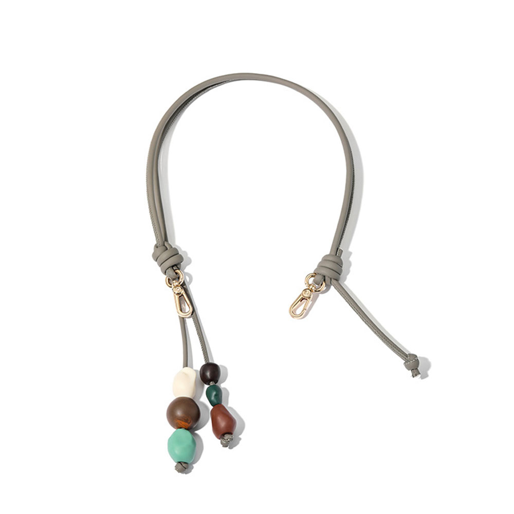 Tracolla singola con perline 65 cm resina microfibra ricambio per borse - Foto 25 di 26