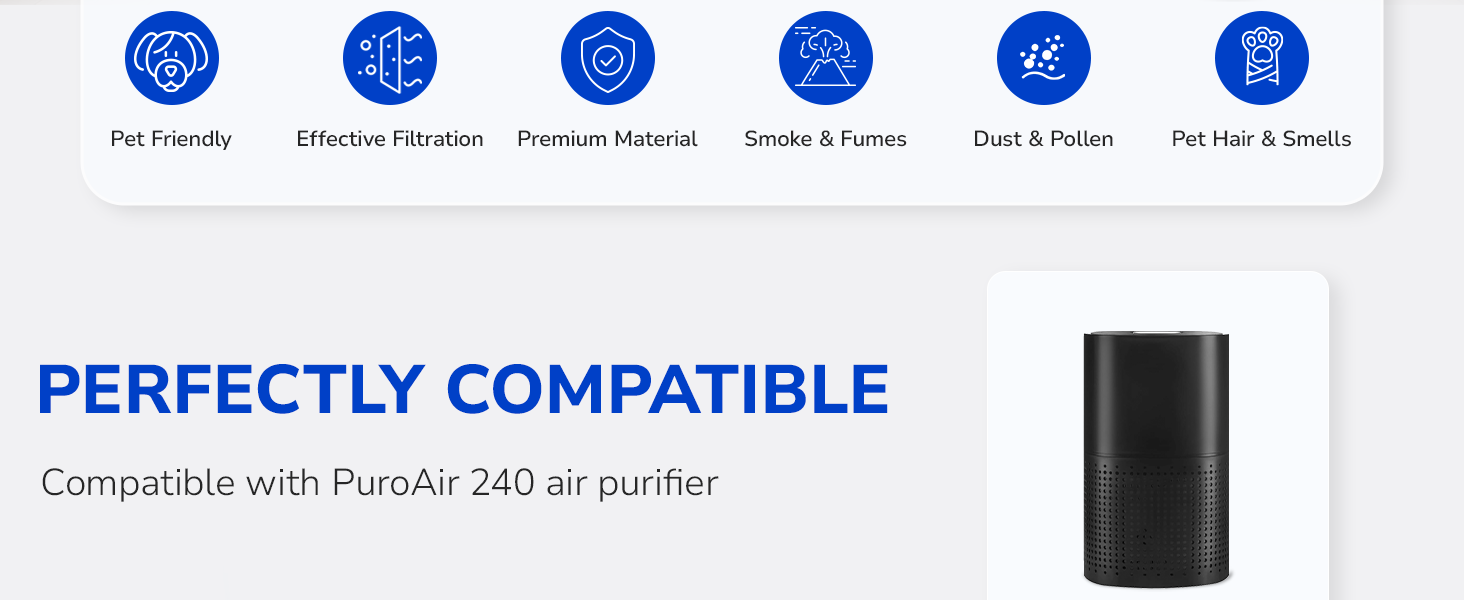 PuroAir 240 HEPA Replacement Filter