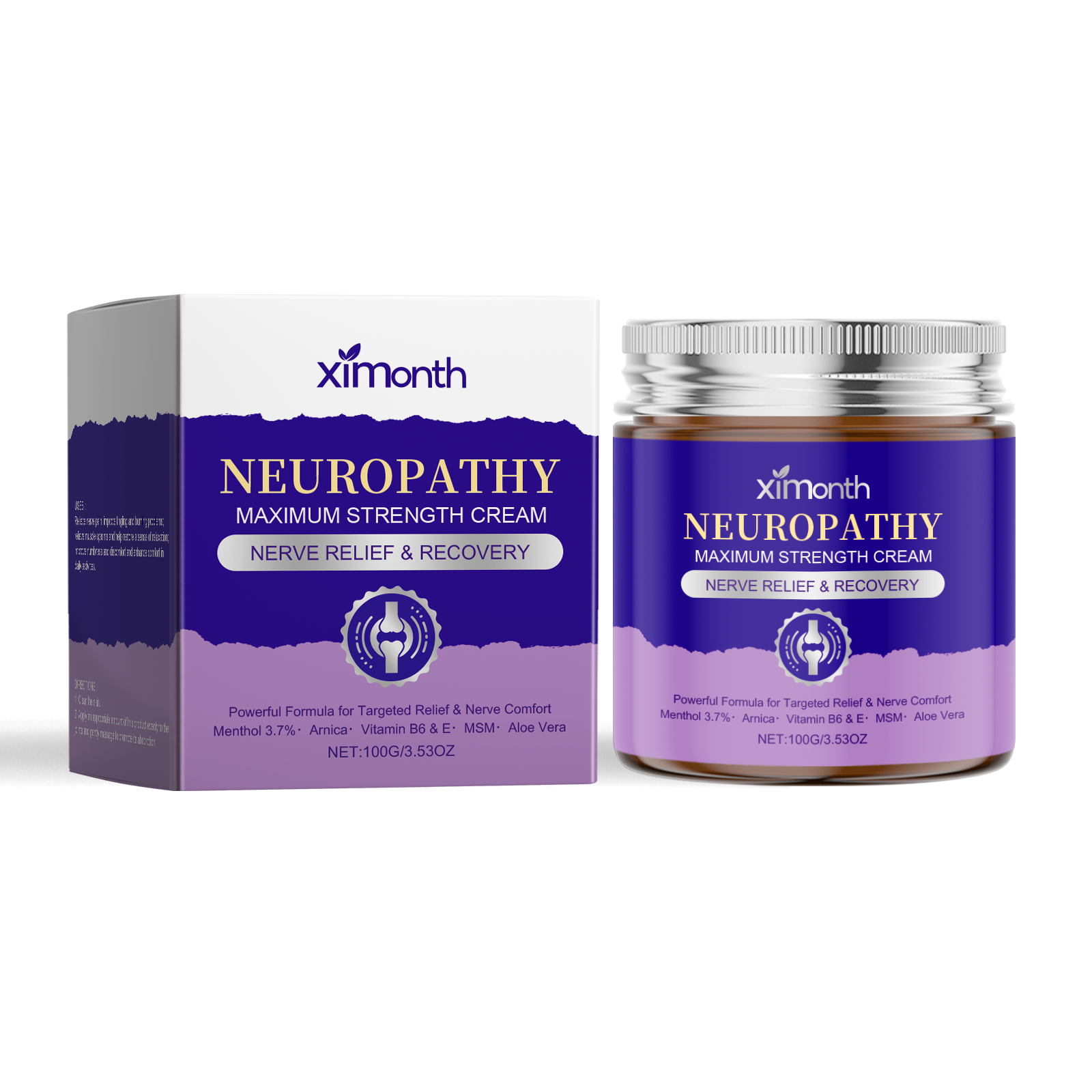 Neuropathy Nerve Relief Cream-Maximum Strength Relief Cream for Foot, Hands, leg