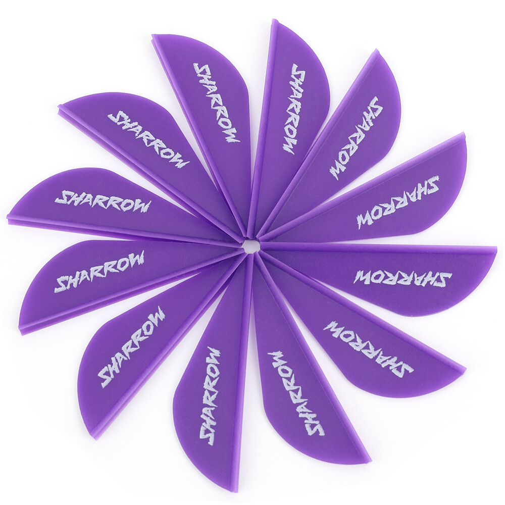 60 paletas de flecha de 2" pliegues de goma plumas tiro con arco flecha hágalo usted mismo - Imagen 16 de 24