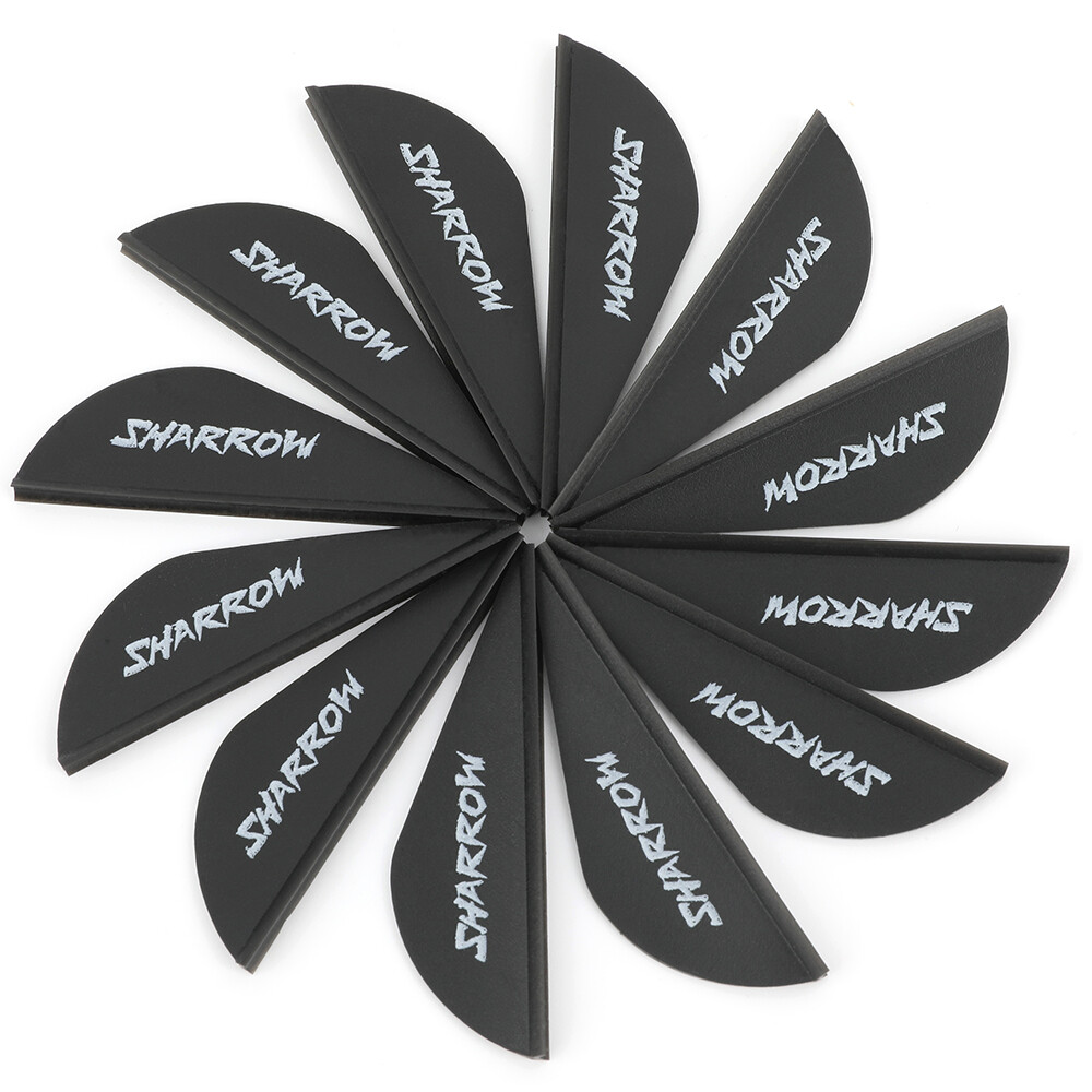 60 paletas de flecha de 2" pliegues de goma plumas tiro con arco flecha hágalo usted mismo - Imagen 17 de 24