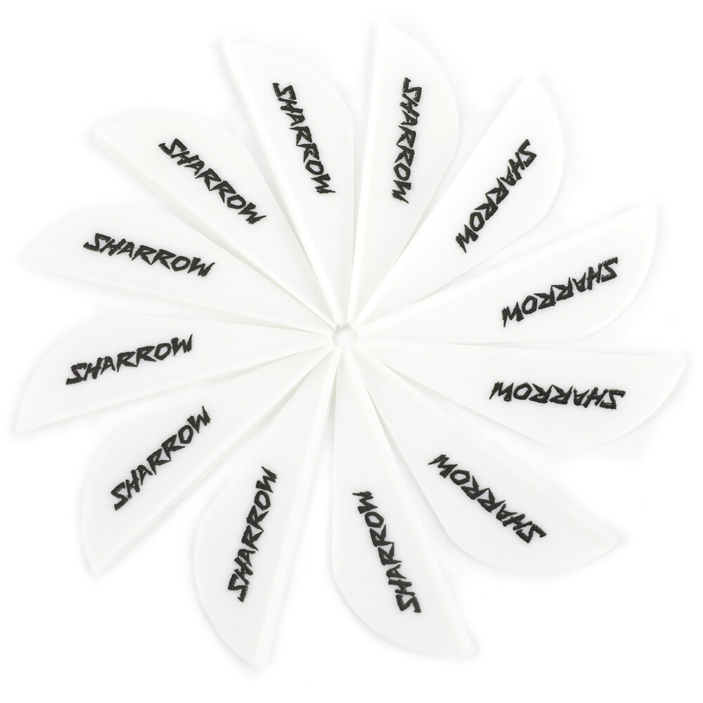 60 paletas de flecha de 2" pliegues de goma plumas tiro con arco flecha hágalo usted mismo - Imagen 20 de 24