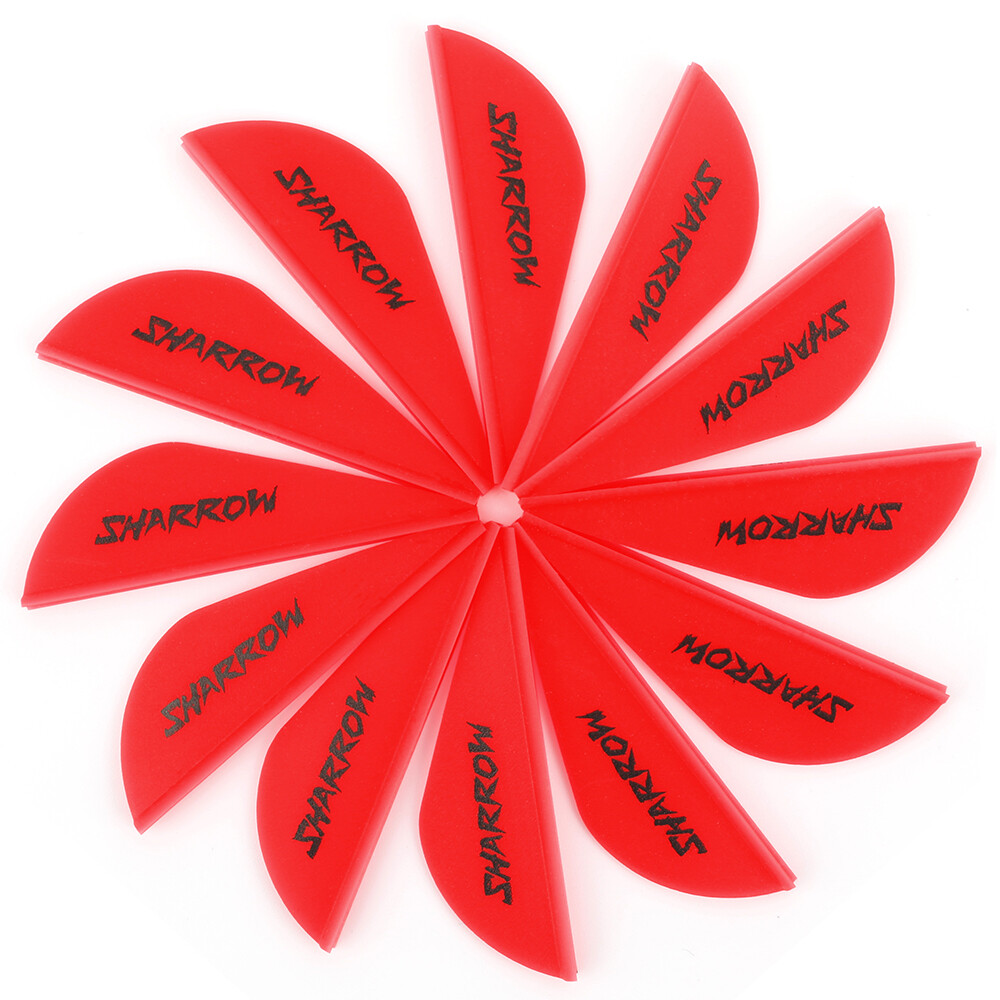 60 paletas de flecha de 2" pliegues de goma plumas tiro con arco flecha hágalo usted mismo - Imagen 21 de 24