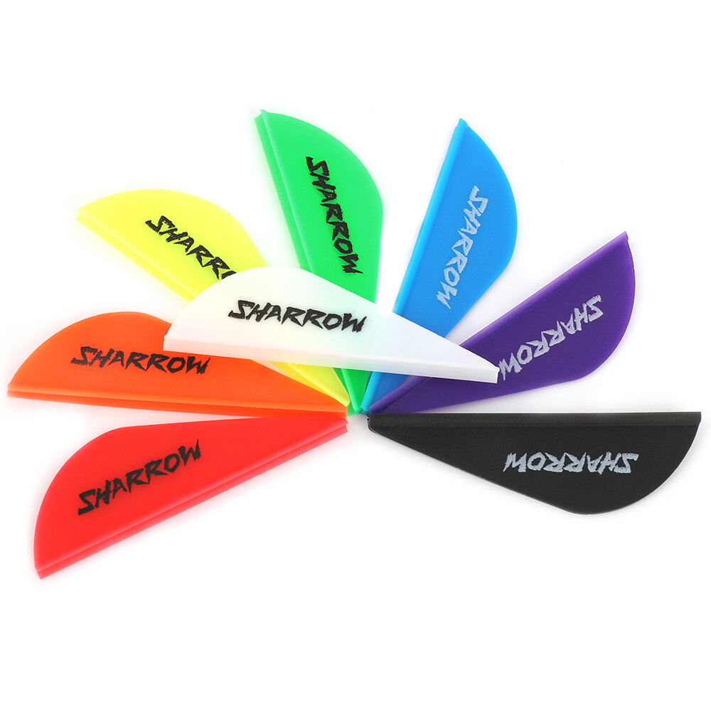 60 paletas de flecha de 2" pliegues de goma plumas tiro con arco flecha hágalo usted mismo - Imagen 24 de 24