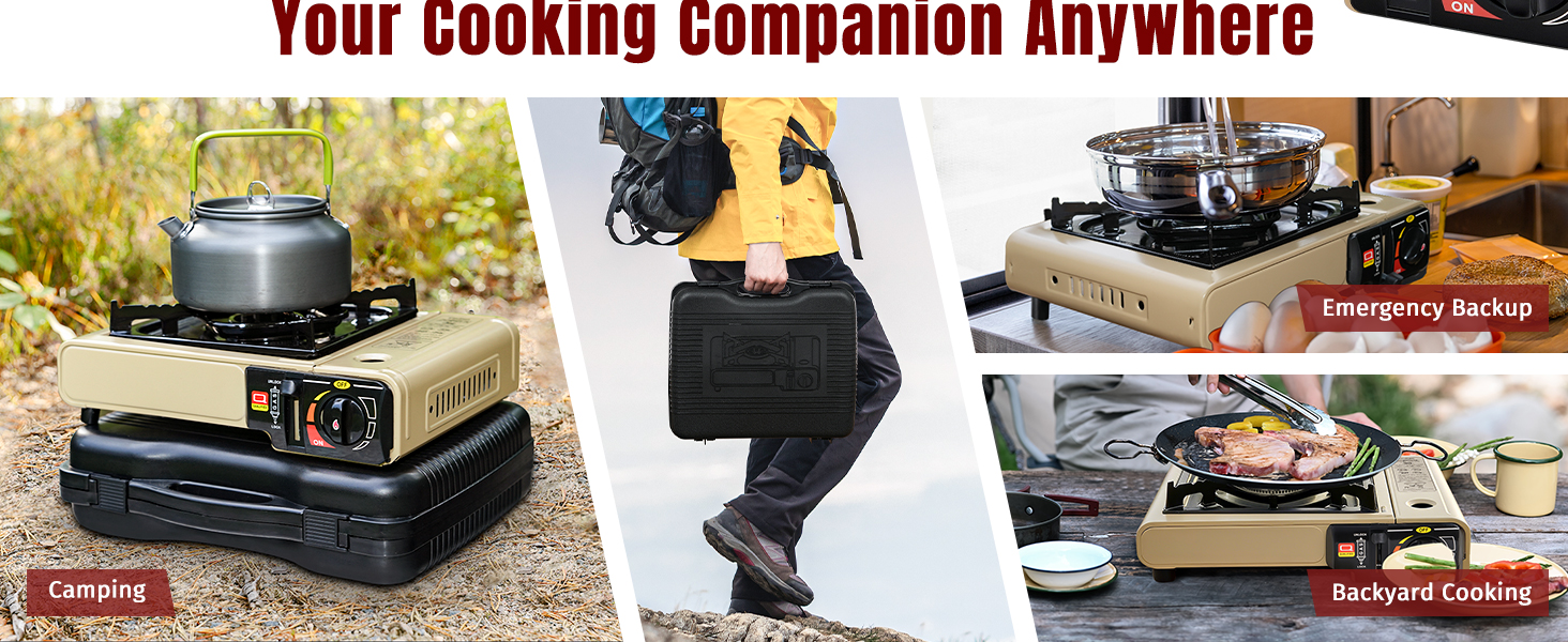 Dual Fuel Camping Stove