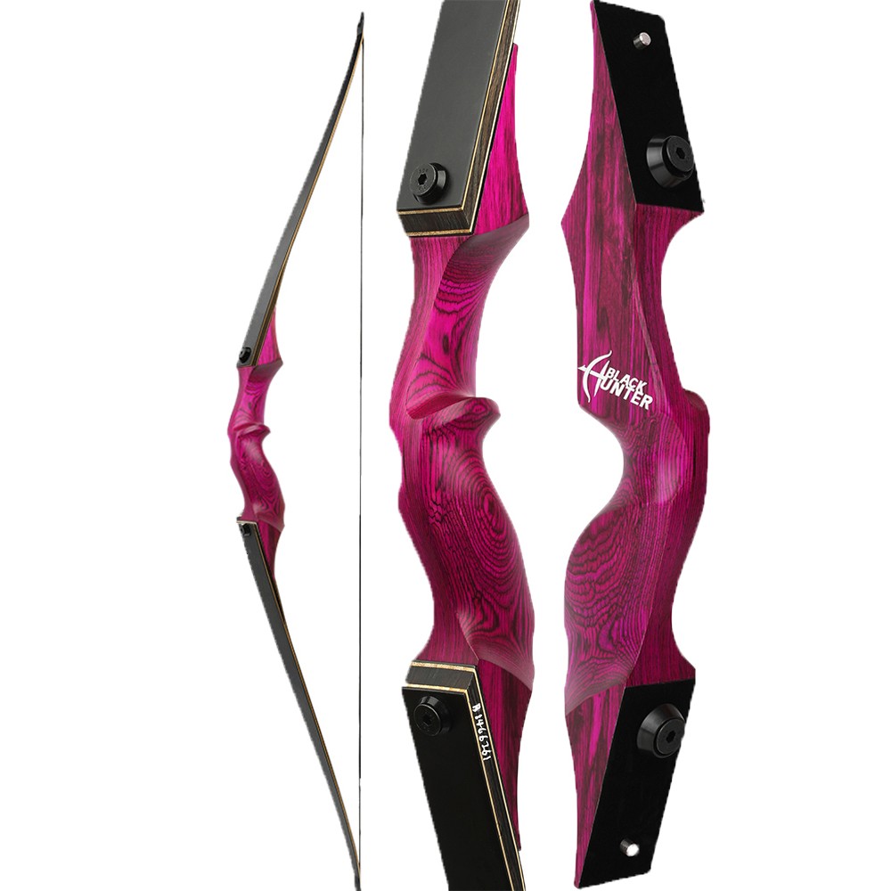 60" Takedown Longbow Hunting Bow Arrow Set 20-60lbs Archery Target Black Hunter - Picture 31 of 31