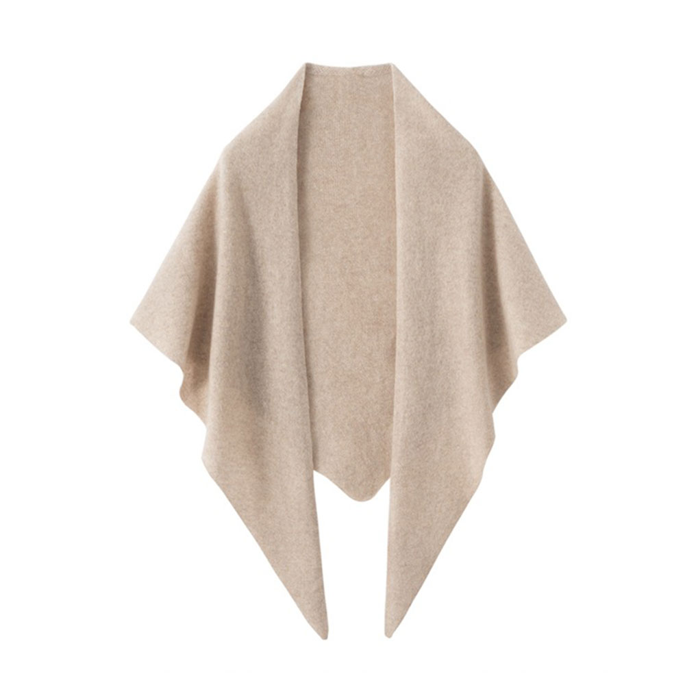 Premium Cashmere Wool Triangle Shawl Scarf Winter Warm Fashion Accessory Womens