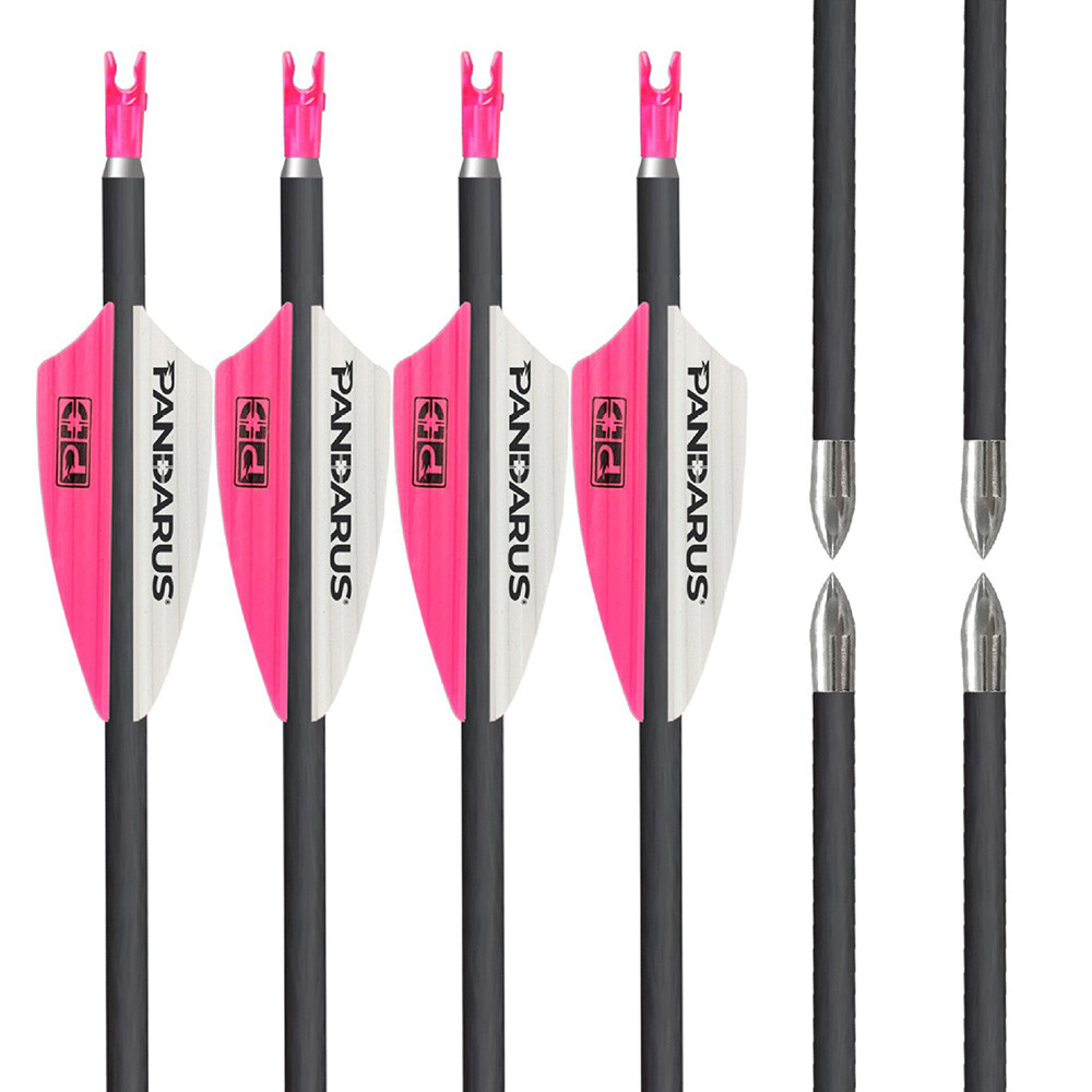12X Pure Carbon Arrow ID4.2mm SP300-1500 Archery Bow Competition Target PANDARUS - Picture 21 of 29
