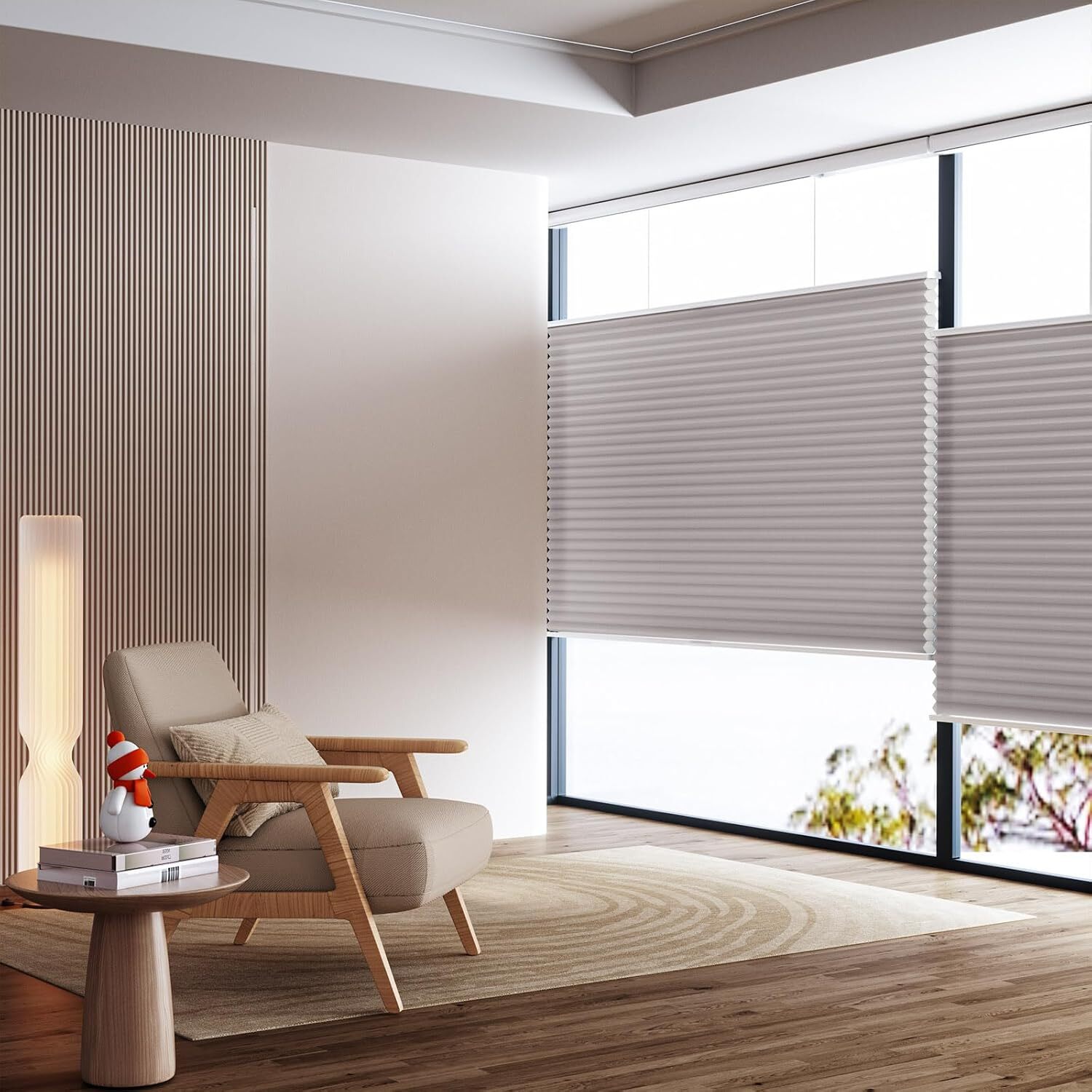Changshade CUSTOM Blackout Cordless Top-Down Bottom Up Cellular Blinds Honeycom