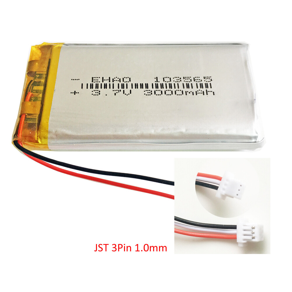 3.7V 3000mAh Lipo Rechargeable Battery 103565 + JST 3pin Plug For GPS Camera - Picture 16 of 20