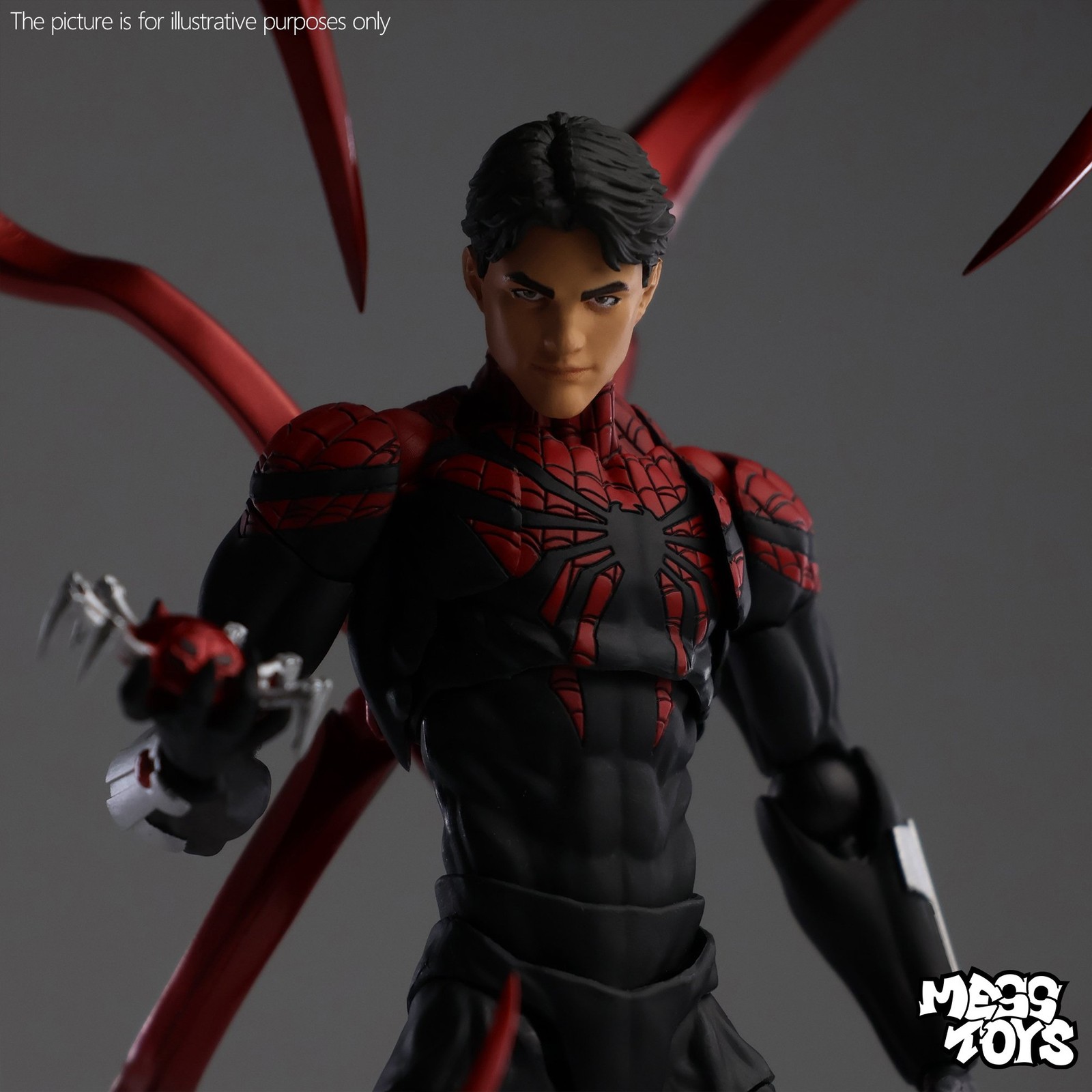 In Stock MESS TOYS Superior Spider Man Peter Parker Doctor Octopus Figure Action - Picture 6 of 24