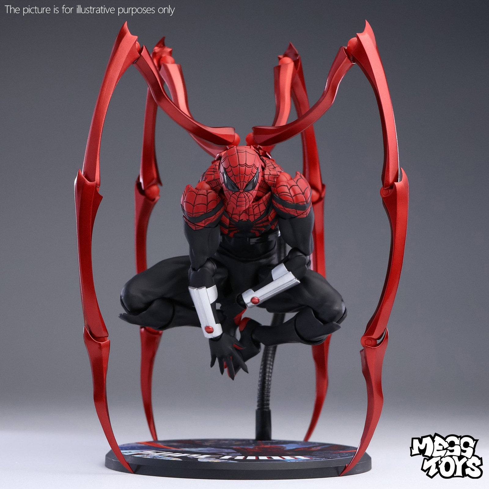 In Stock MESS TOYS Superior Spider Man Peter Parker Doctor Octopus Figure Action - Picture 11 of 24