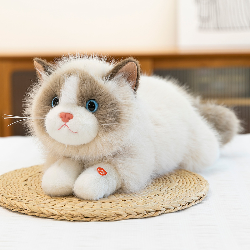Realistic Meowing Cat Plush - Cute Kitten Gift Toy - Picture 12 of 13