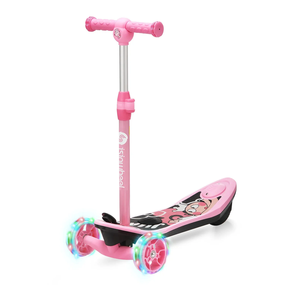isinwheel 3 Wheeled Kids E-Scooter 2in1 Adjustable Height Sc
