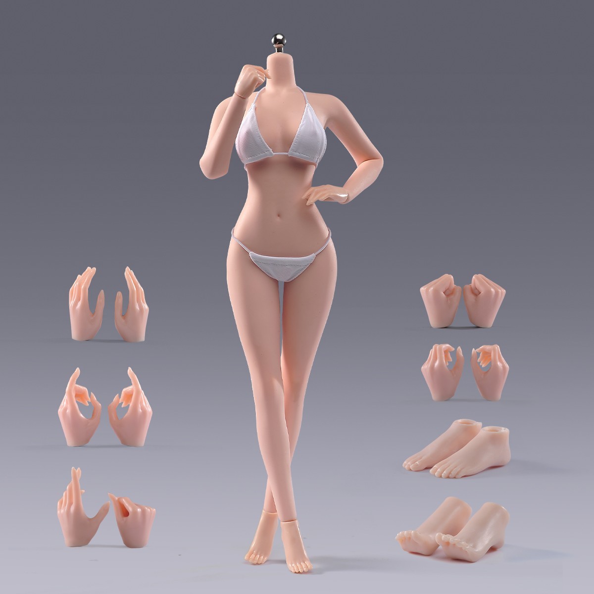 ANT T302 1/6 Female Large Bust Super Flexible Joint Body Details For 12 »Figure