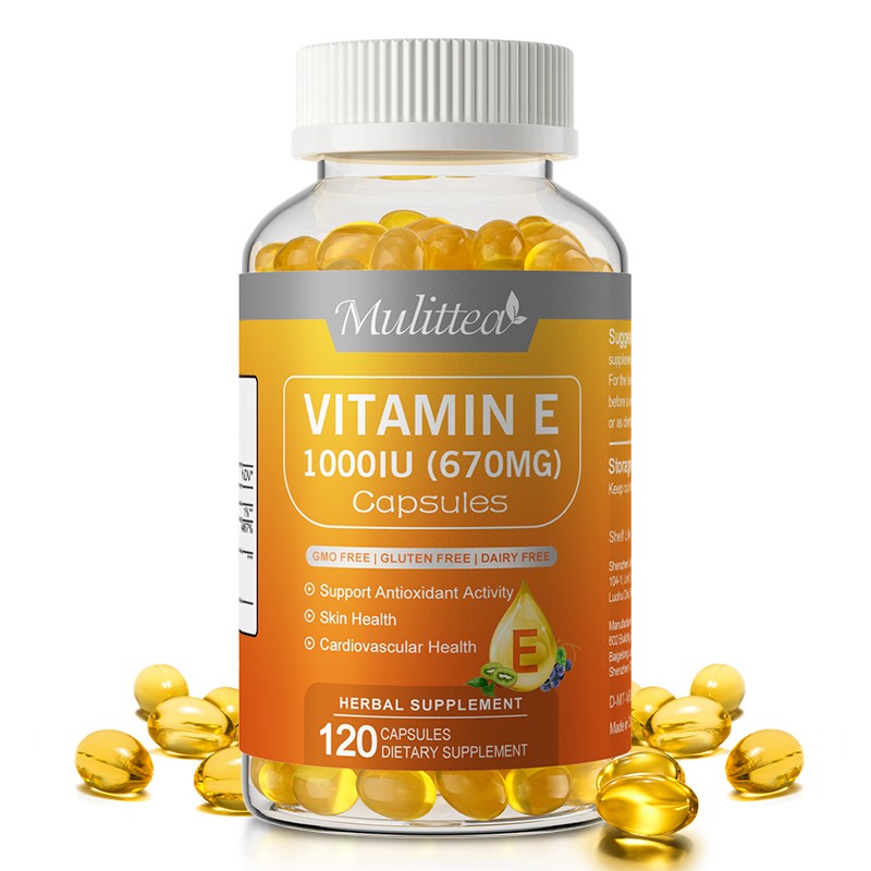 Vitamin E 670mg 1000 Iu Capsules – Supports Skin, Hair, Immune and Eye Health