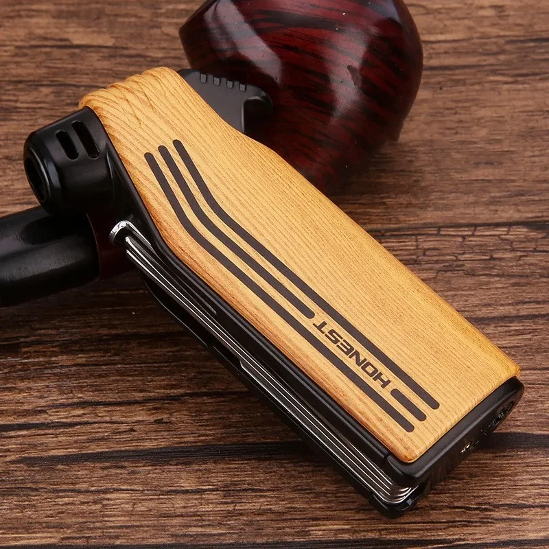 Metal Outdoor Windproof Open Fire Tube Retro Bevel Fire Fire Multi-Function