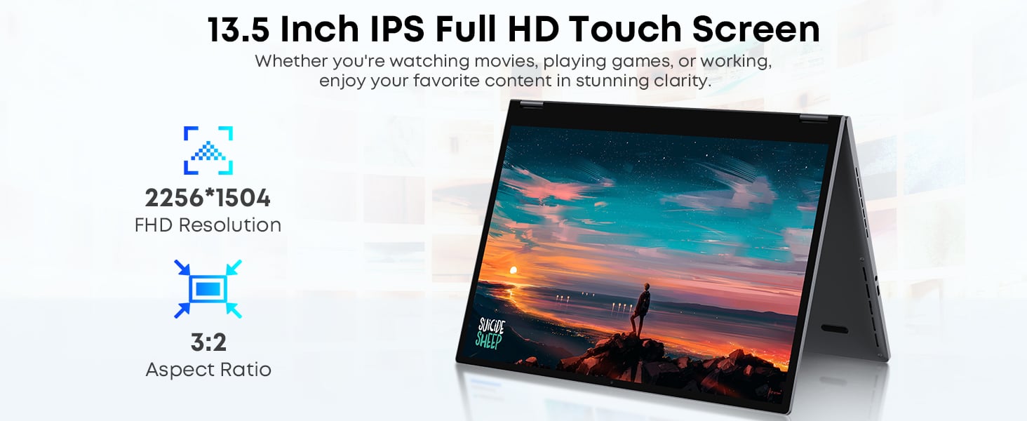 CHUWI FreeBook 2-in-1 Laptop 13.4