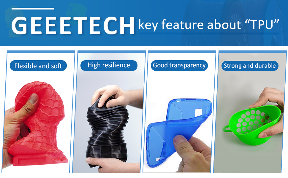 tpu feature flexible soft resilience transparency Strong durable