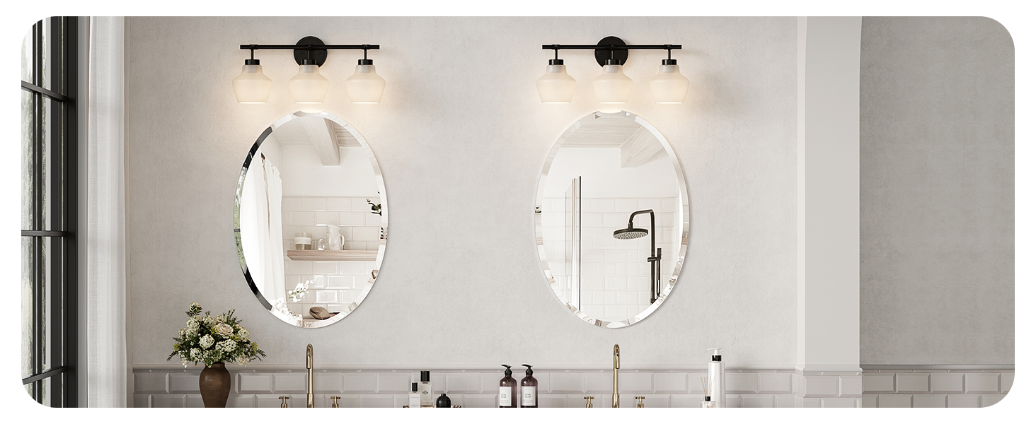 his and hers bathroom mirrors for over sink