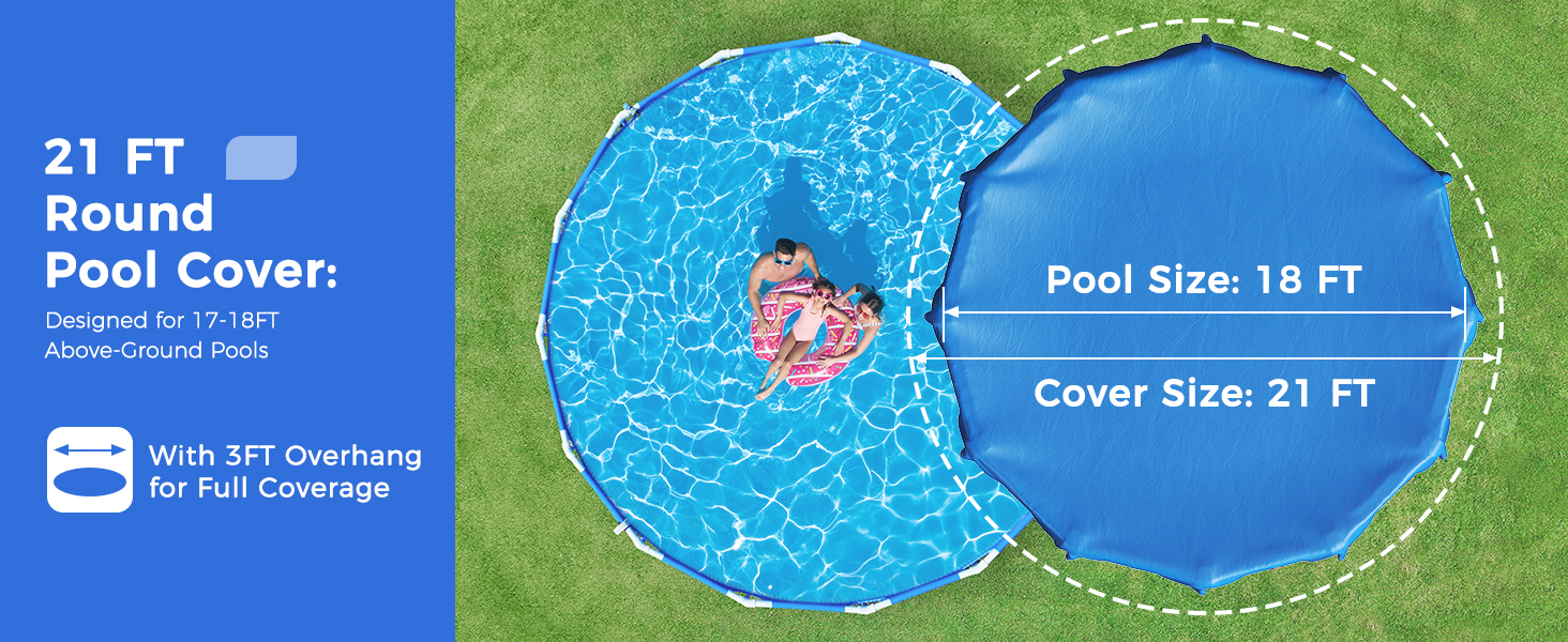 pool covers for above ground pools 21ft round