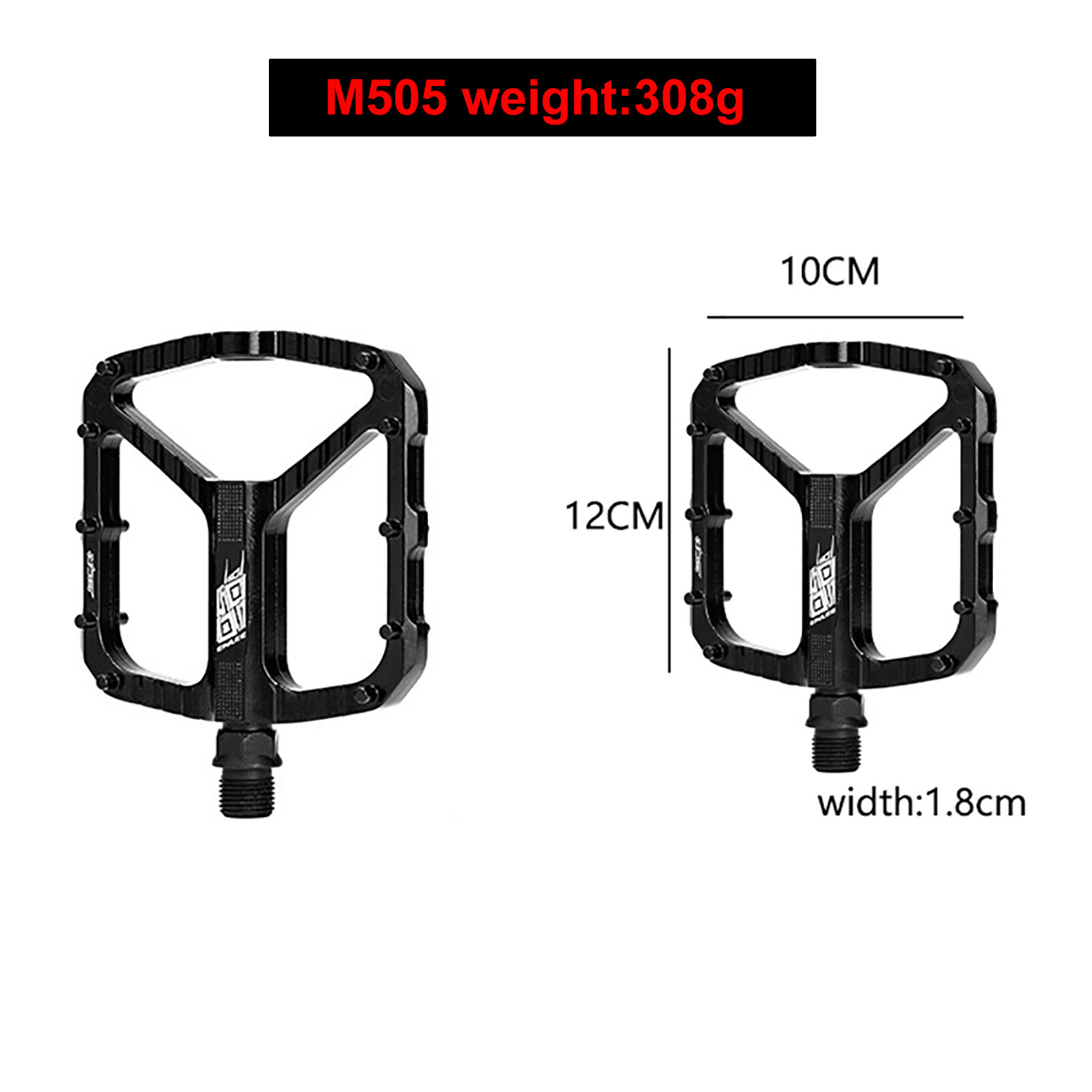 ENLEE MTB 9/16inch Aluminum Alloy DU Bearing Pedals Road Bik