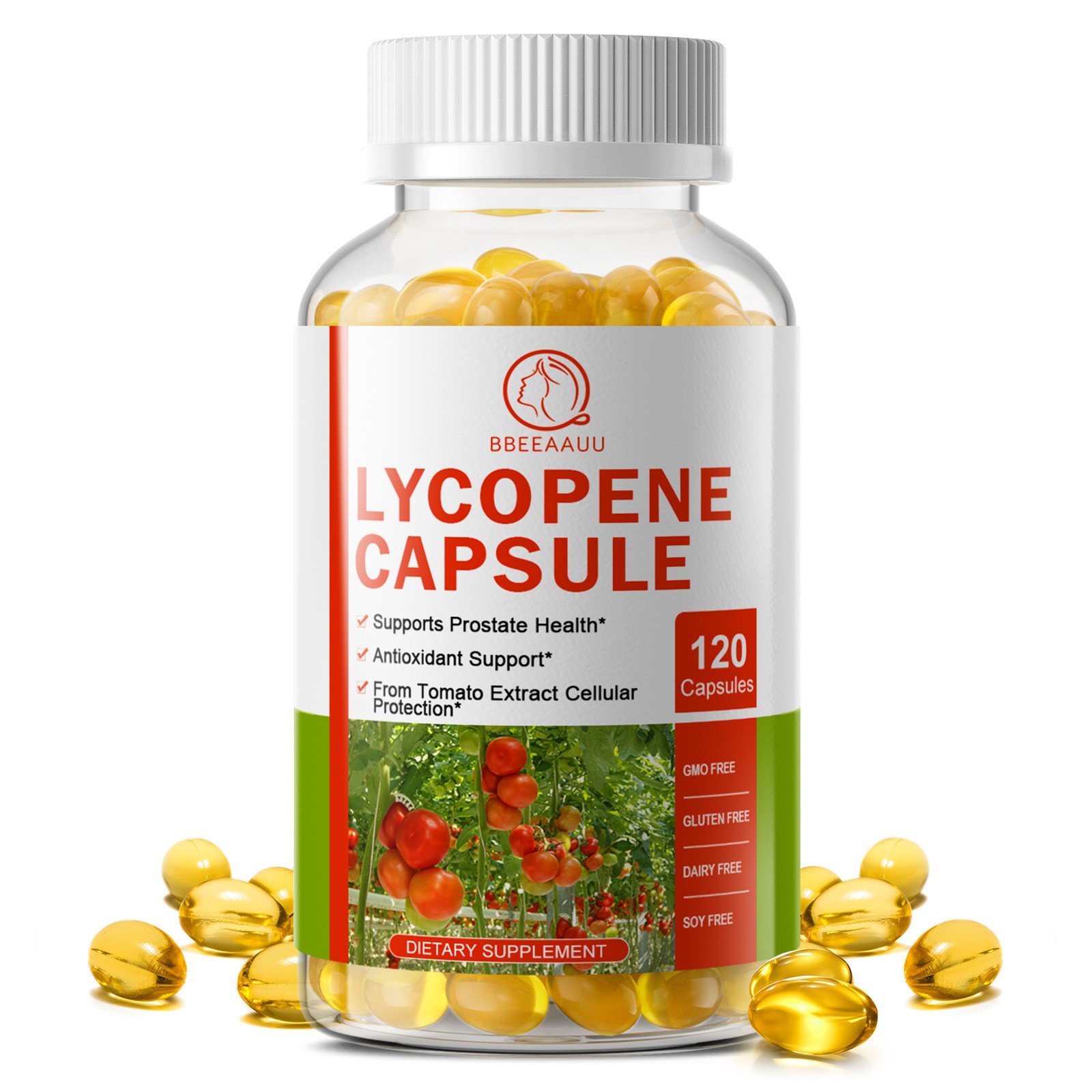 1/2Pack Lycopene Capsules High Protency Antioxidant&Prostate Health Support