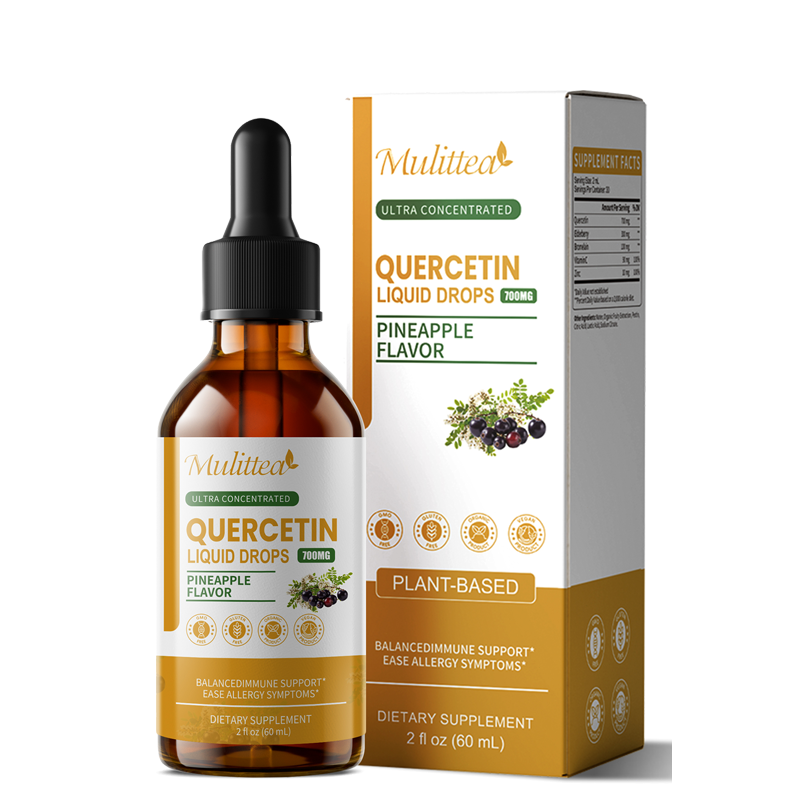 Quercetin With Bromelain Vitamin C Zinc Ultra Concentrate Liquid Drop Vegetarian