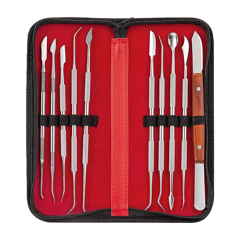 Dental Tool Set Spatulas Plaster Knife Practical Versatile Teeth Wax Carving Too