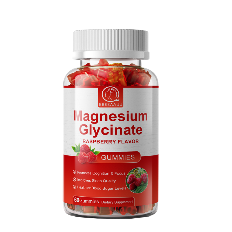 Magnesium Supplement Magnesium Glycinate 500MG Gummies Non-GMO Sugar-Free Veagn