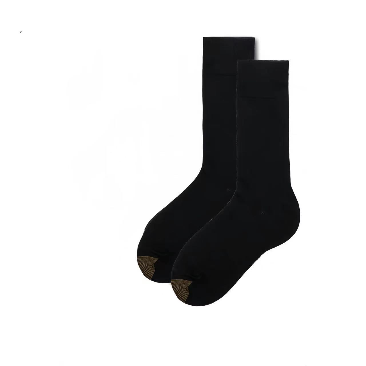 Striped Formal Business Mid Length Cotton Socks Sexy Gentleman Men's Socks