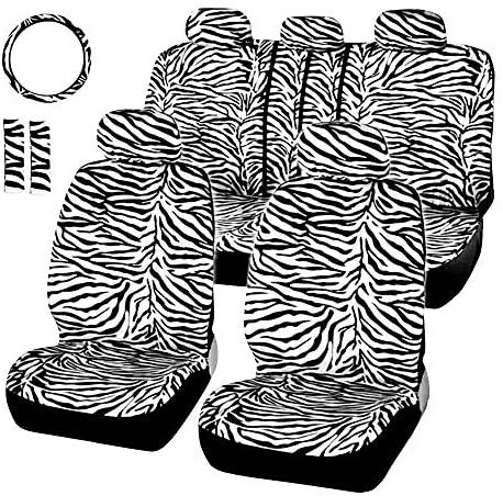 Car Seat Cover Luxury Short Plush Seat Cover + Steering Eheel Cover