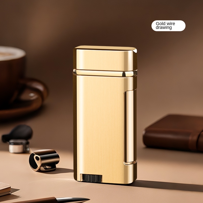 Voice Control Dual Flame Switching Cigar Lighter USB Rechargeable Windproof NEW