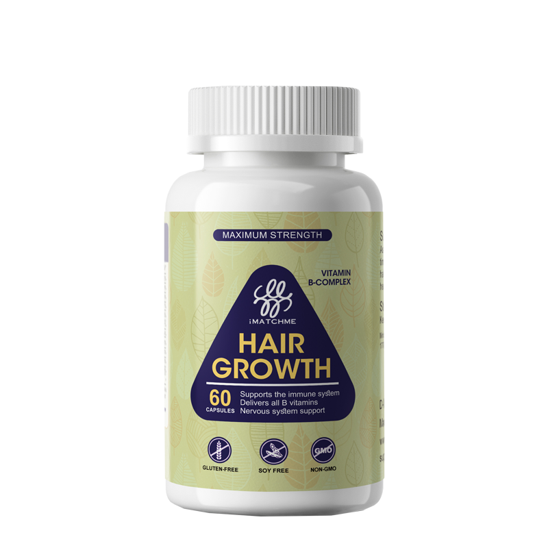 Hair Growth Supplement Advanced Formula For Hair Growth All B Vitamins+Biotin