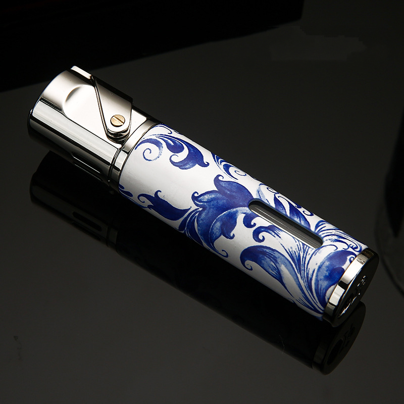 Windproof Butane Torch Lighter for Cigar & Moxibustion Use Lighter