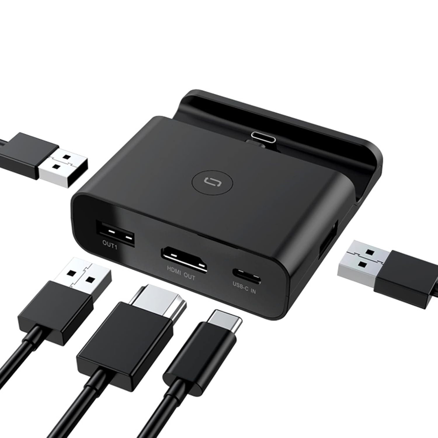 TV Dock for Switch & OLED, 4K HDMI Adapter, Charging Base