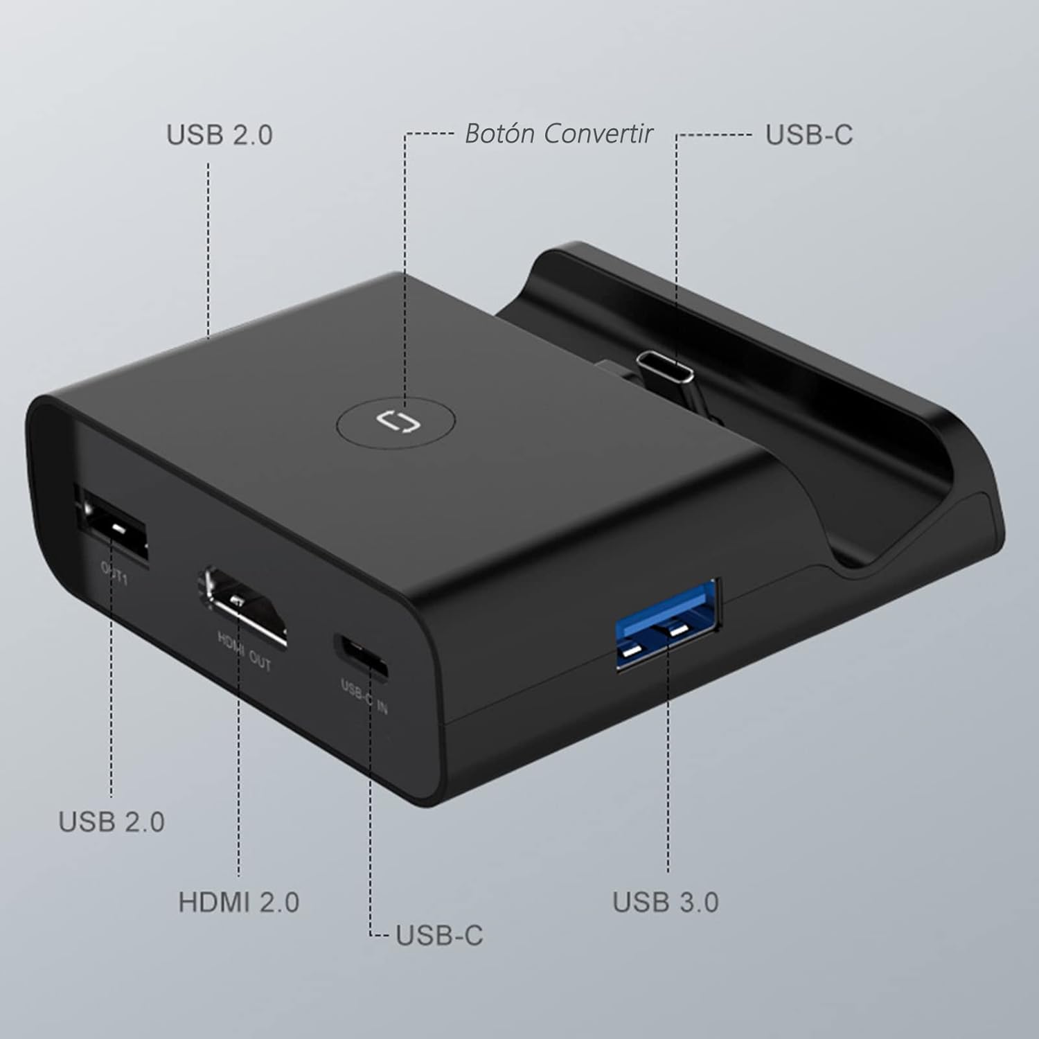 TV Dock for Switch & OLED, 4K HDMI Adapter, Charging Base