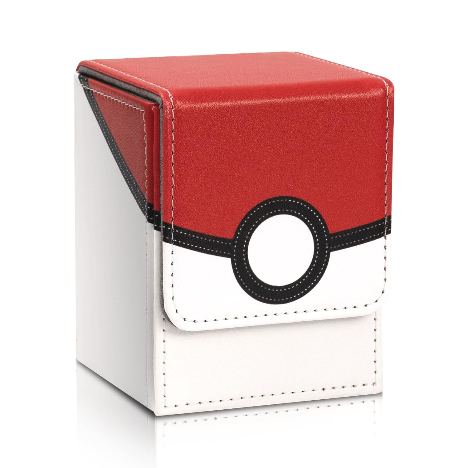 Collectible Trading Card Case Magnetic Deck Box Holds 100 Cards