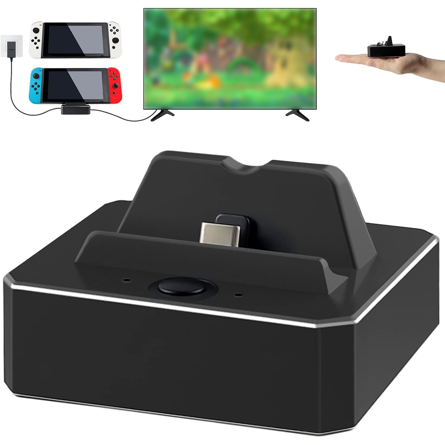TV Dock for Nintendo Switch HDMI Docking Station Portable Adapter