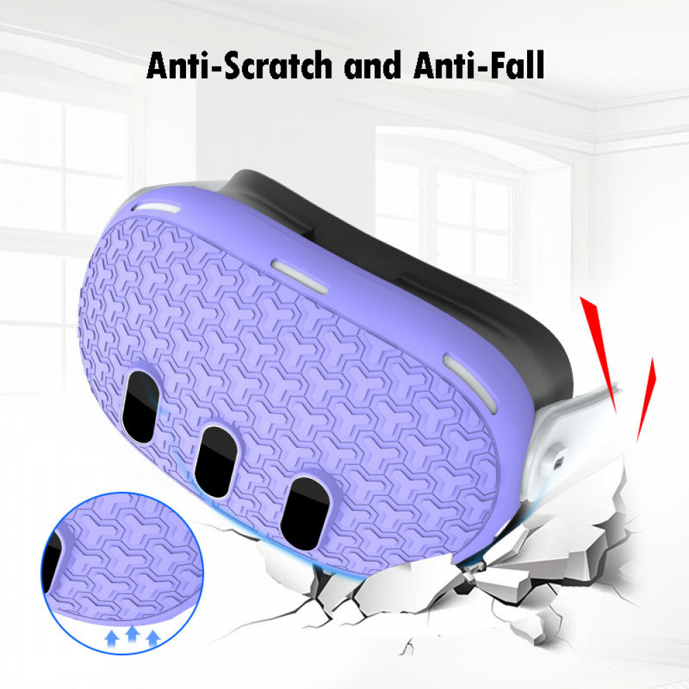 Silicone Protective Case for Meta Quest 3 VR Anti-Fall Shell