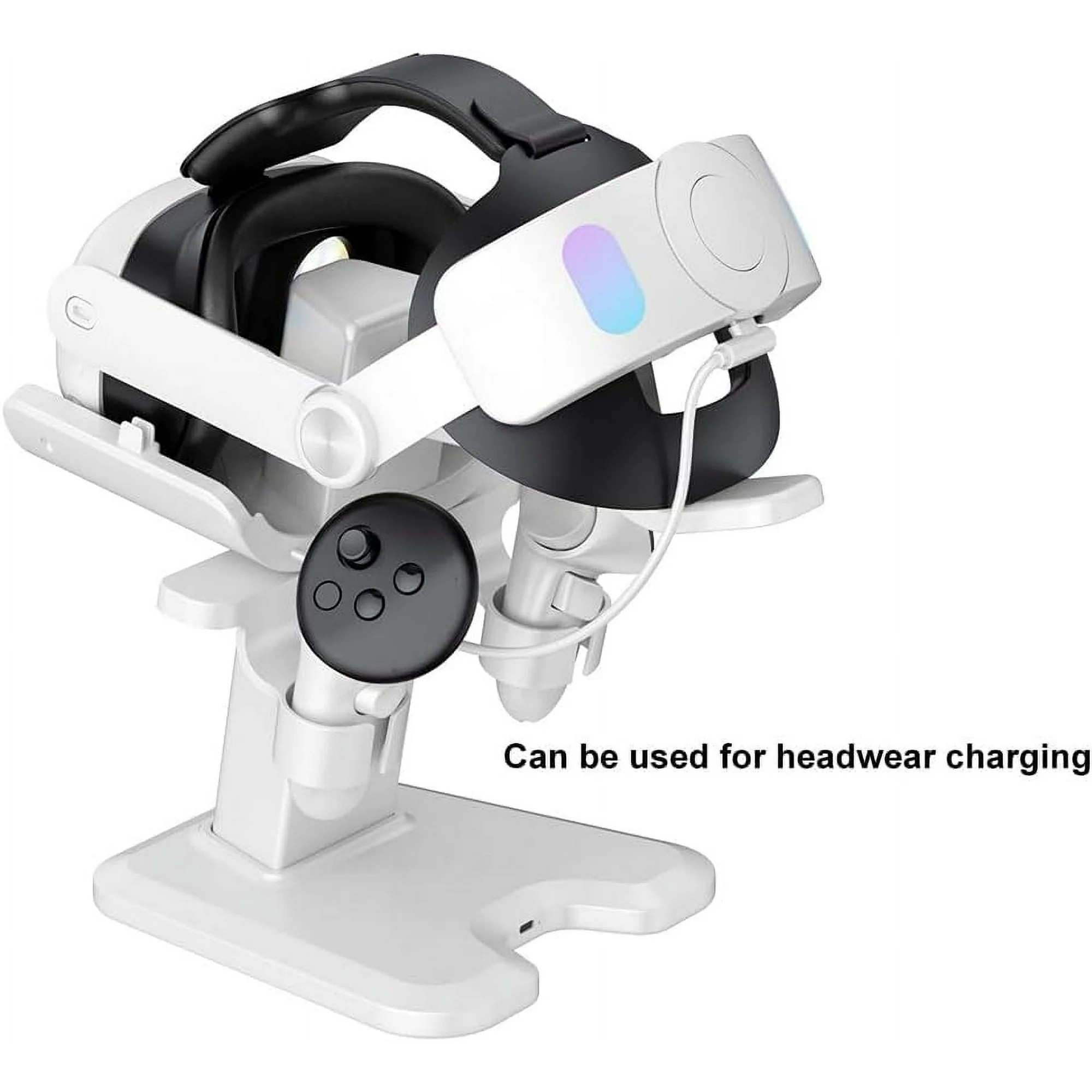 Charging Base & Display Stand for Meta Quest 3 with RGB Light
