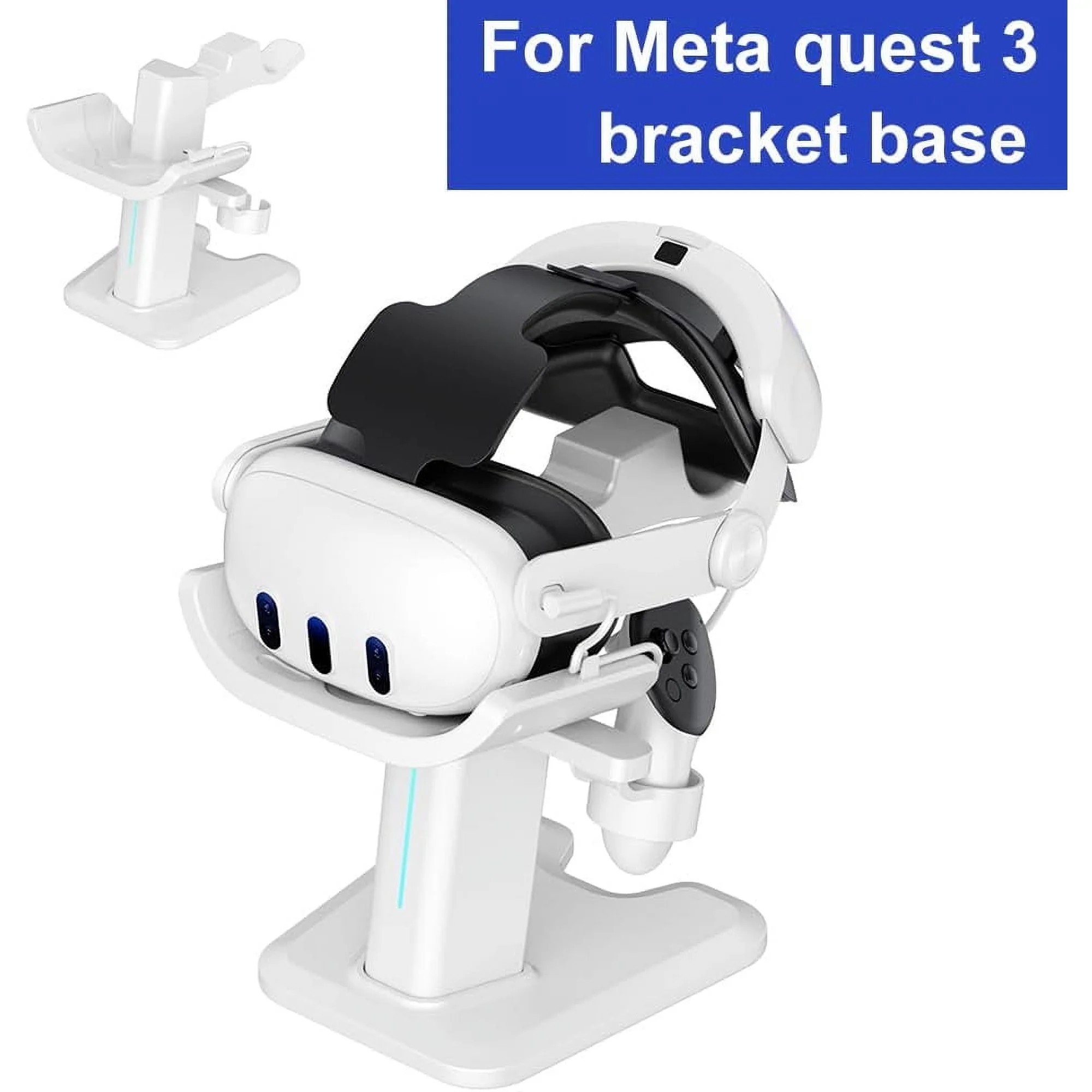Charging Base & Display Stand for Meta Quest 3 with RGB Light