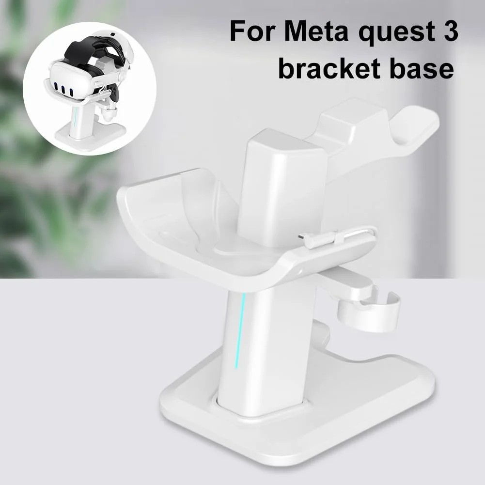 Charging Base & Display Stand for Meta Quest 3 with RGB Light