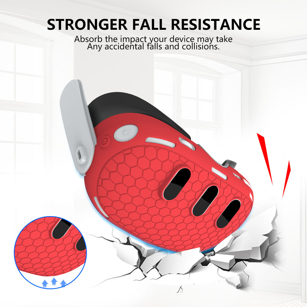 Silicone Protective Case for Meta Quest 3 Anti-Scratch Anti-Fall VR Cover