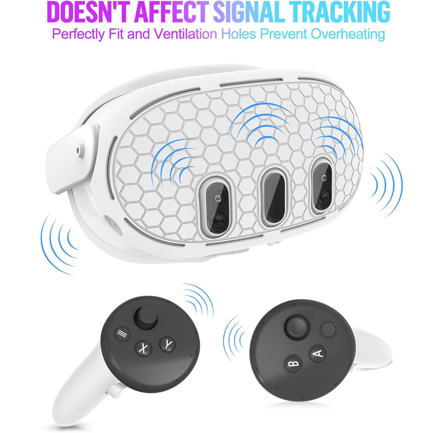 VR Shell Cover for Meta Quest 3 Silicone Anti-Scratch Protector