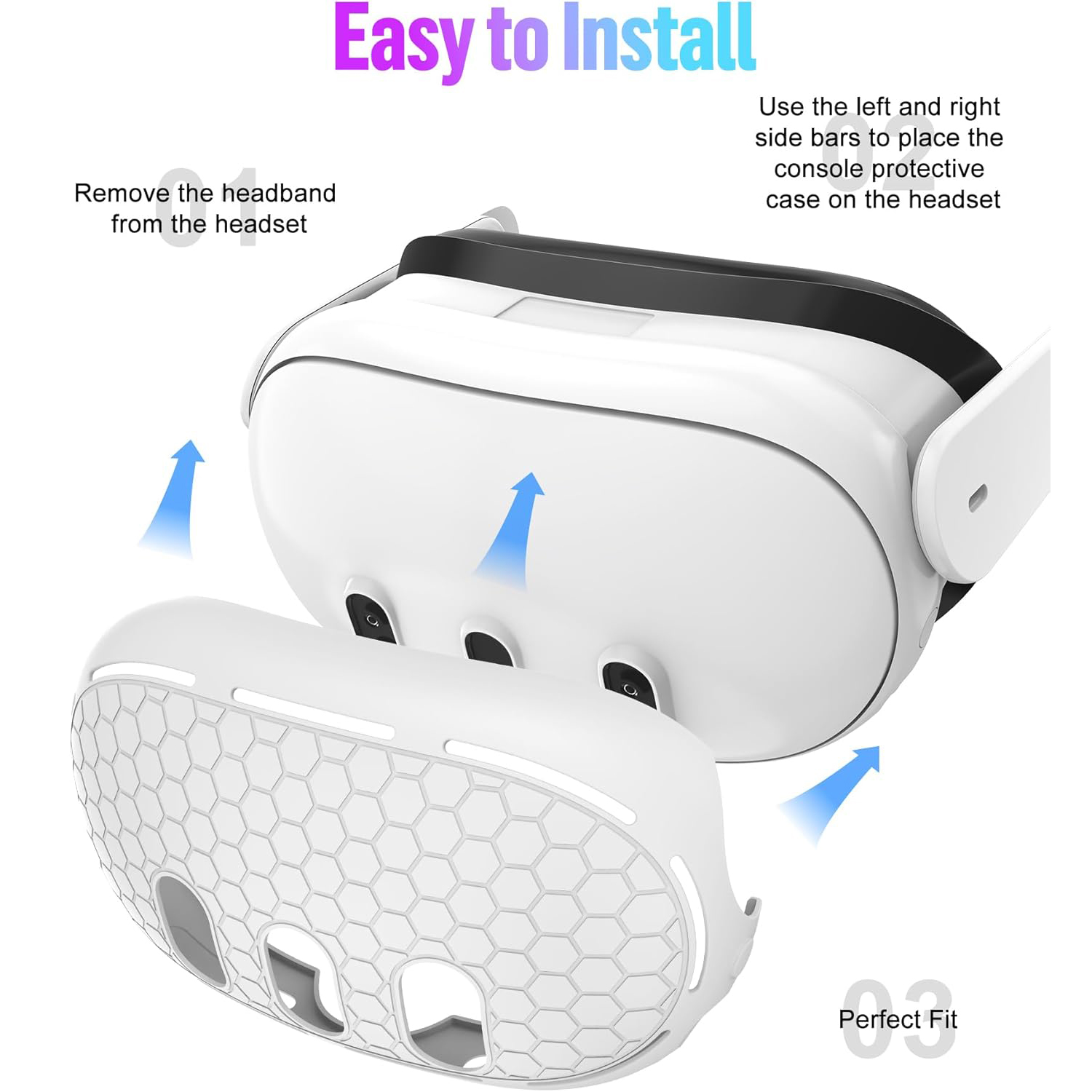 VR Shell Cover for Meta Quest 3 Silicone Anti-Scratch Protector