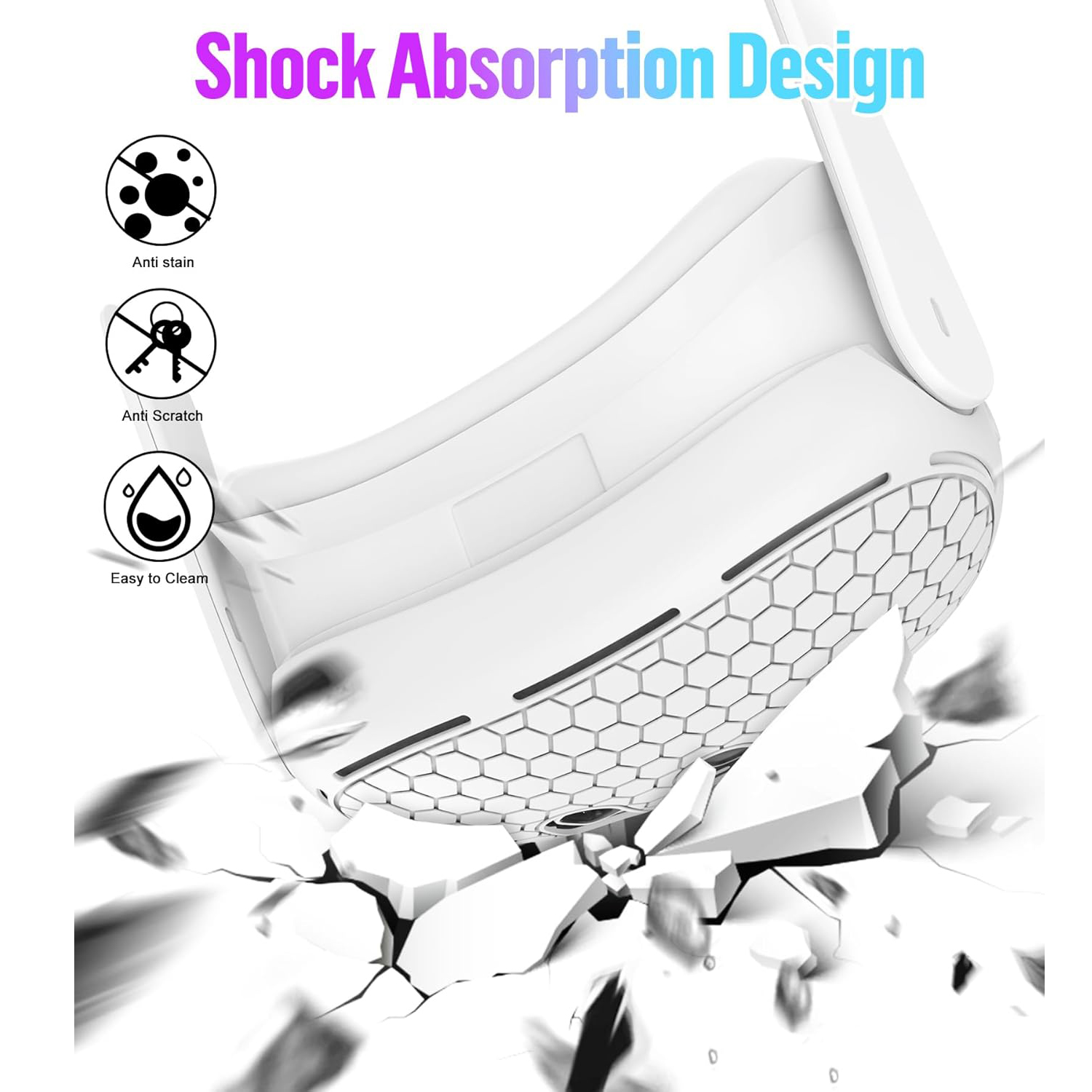 VR Shell Cover for Meta Quest 3 Silicone Anti-Scratch Protector