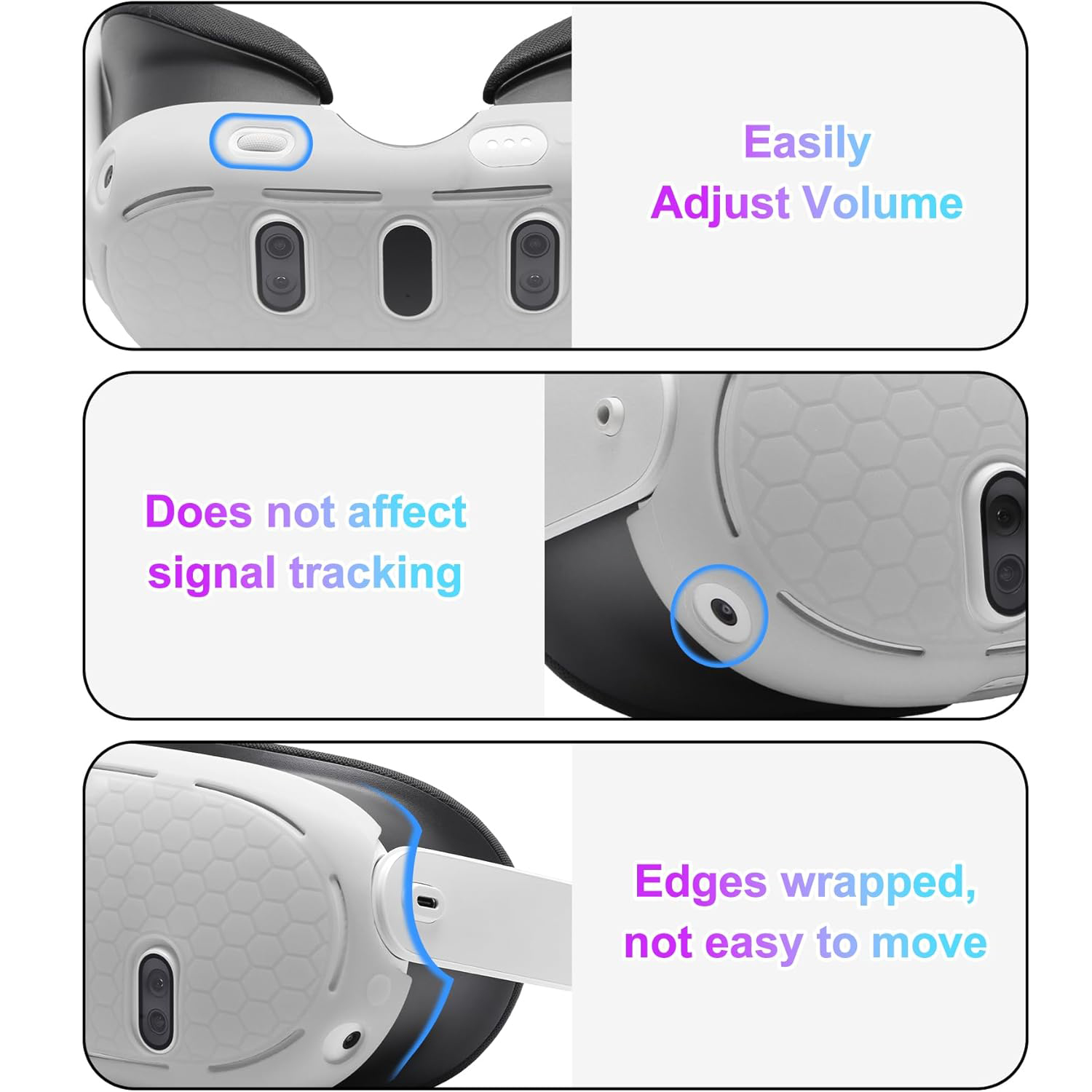 VR Shell Cover for Meta Quest 3 Silicone Anti-Scratch Protector
